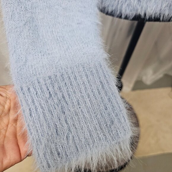 Sanctuary Light Blue Fuzzy Sweater - Picture 5 of 13